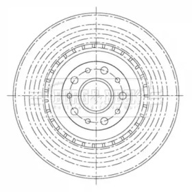 BORG & BECK bbd5245 -  Тормозной диск